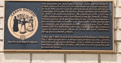 Caddo Nation Marker image. Click for full size.