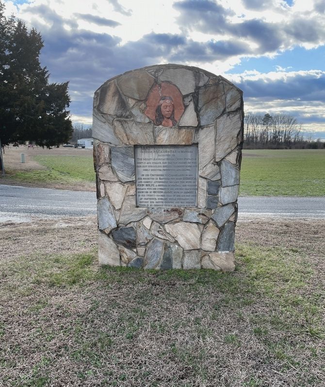 Princess Pocahontas of Matoaka Marker image. Click for full size.