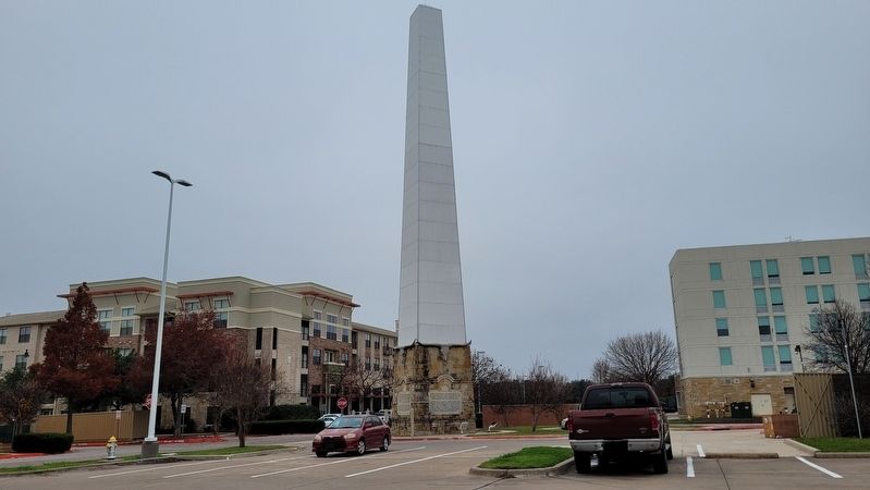 The view of the Trail Drive Company Marker from the parking lot. Click for full size. The view of the Trail Drive Company Marker from the parking lot image. Click for full size.