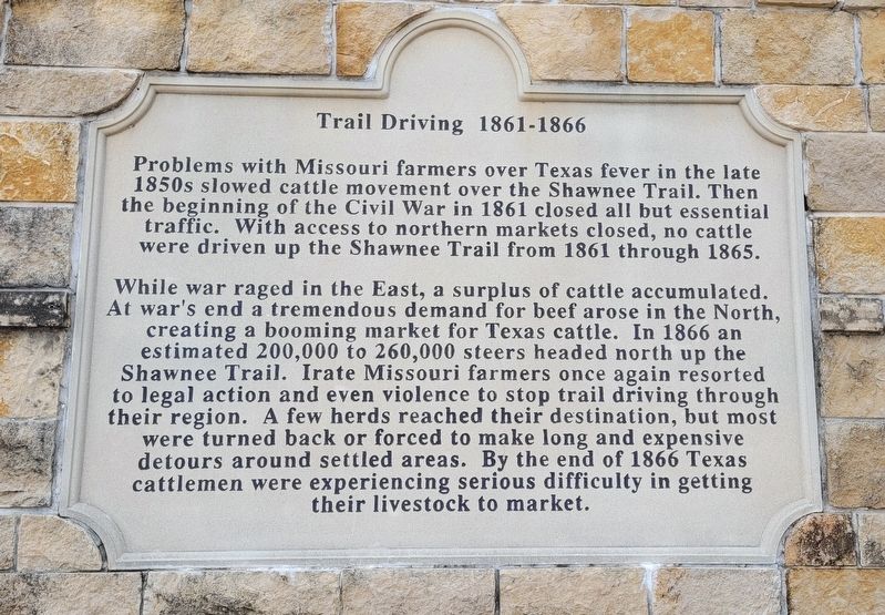 Trail Driving 1861-1866 Side Panel image. Click for full size.