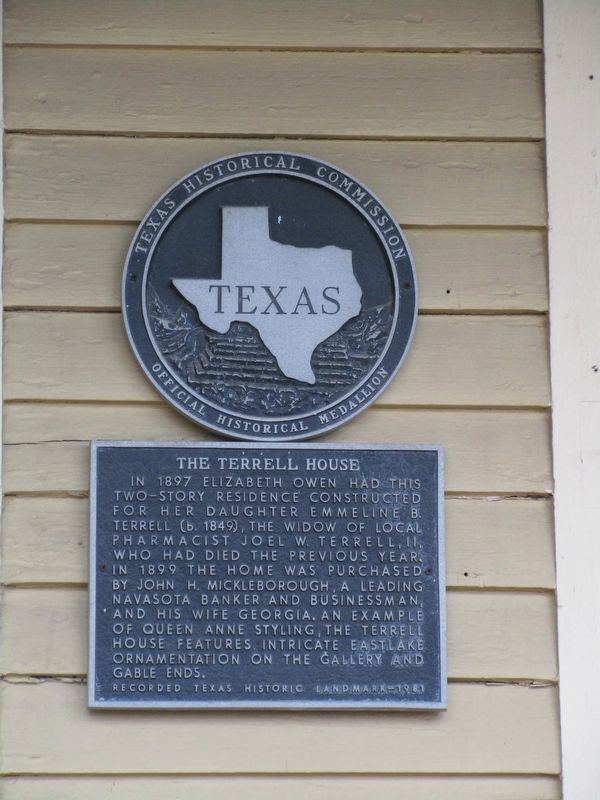 The Terrell House Marker image. Click for full size.