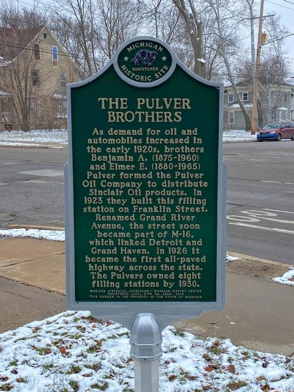 The Pulver Brothers / The Filling Station Marker image. Click for full size.