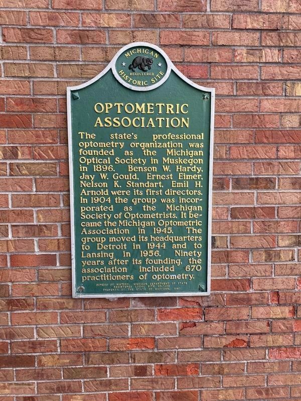 Optometric Association Marker image. Click for full size.