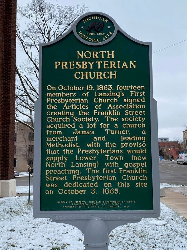 North Presbyterian Church Marker image. Click for full size.
