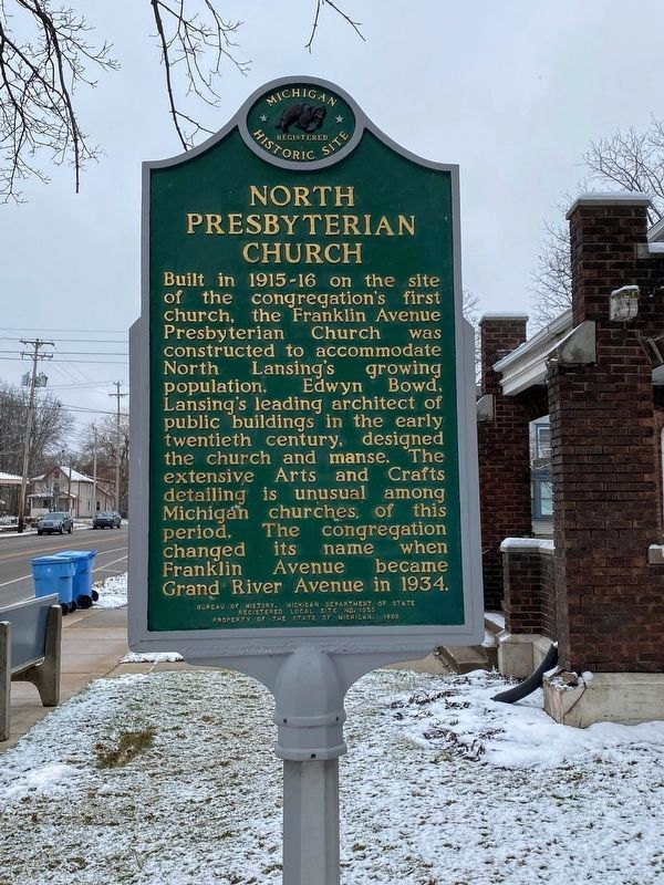North Presbyterian Church Marker image. Click for full size.