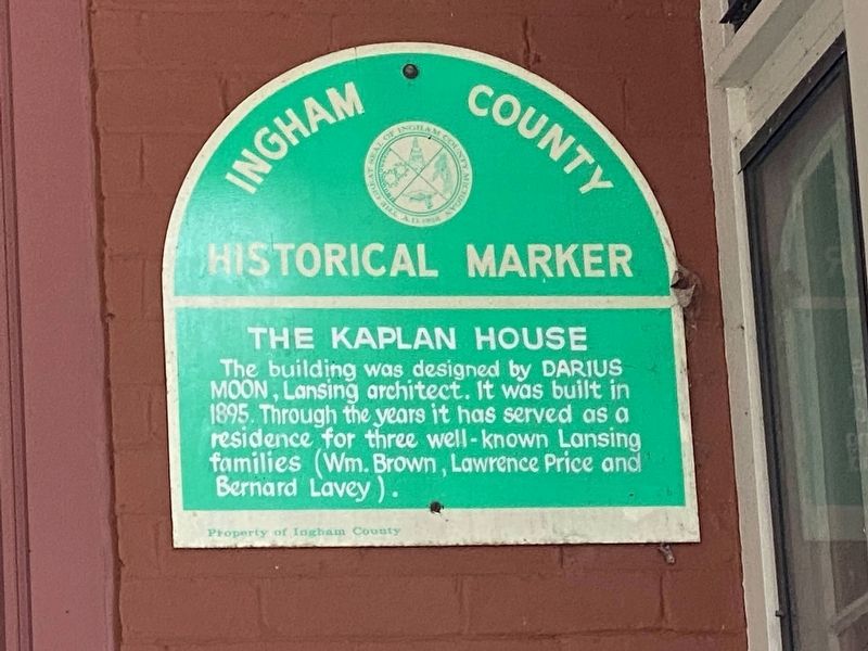 The Kaplan House Marker image. Click for full size.