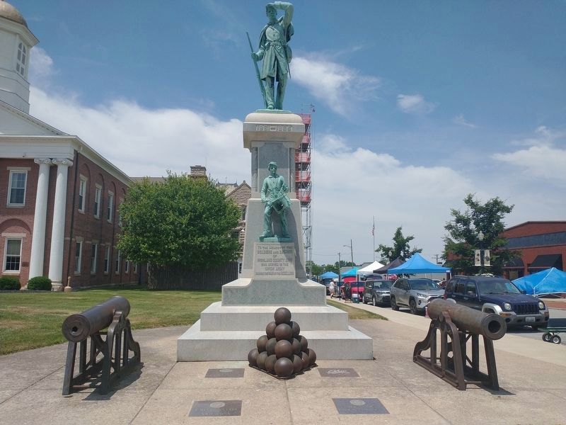 Highland County Civil War Memorial image. Click for full size.