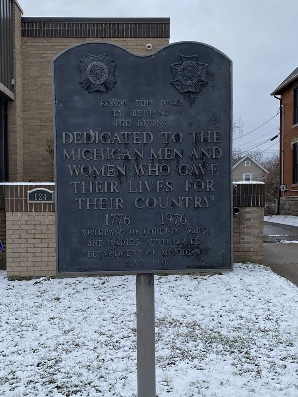 VFW Veterans Memorial Marker. Click for full size. VFW Veterans Memorial Marker image. Click for full size.