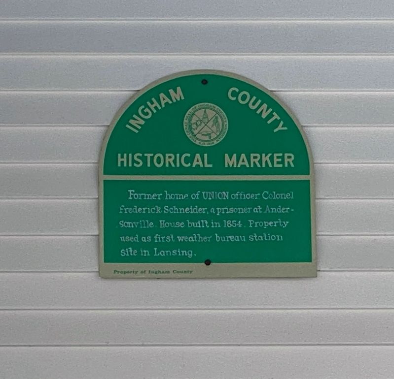 First Weather Bureau Marker. Click for full size. First Weather Bureau Marker image. Click for full size.