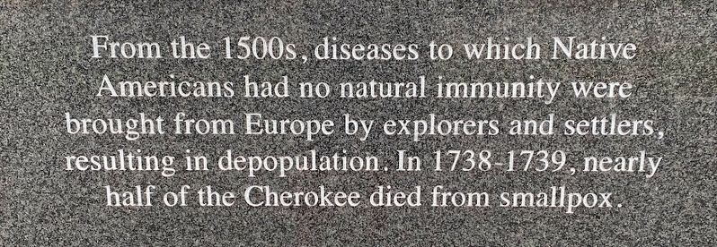 Native Americans and disease Marker image. Click for full size.