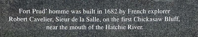 Fort Prud'homme Marker. Click for full size. Fort Prud'homme Marker image. Click for full size.