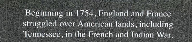 England and France's struggle over American lands Marker. Click for full size. England and France's struggle over American lands Marker image. Click for full size.