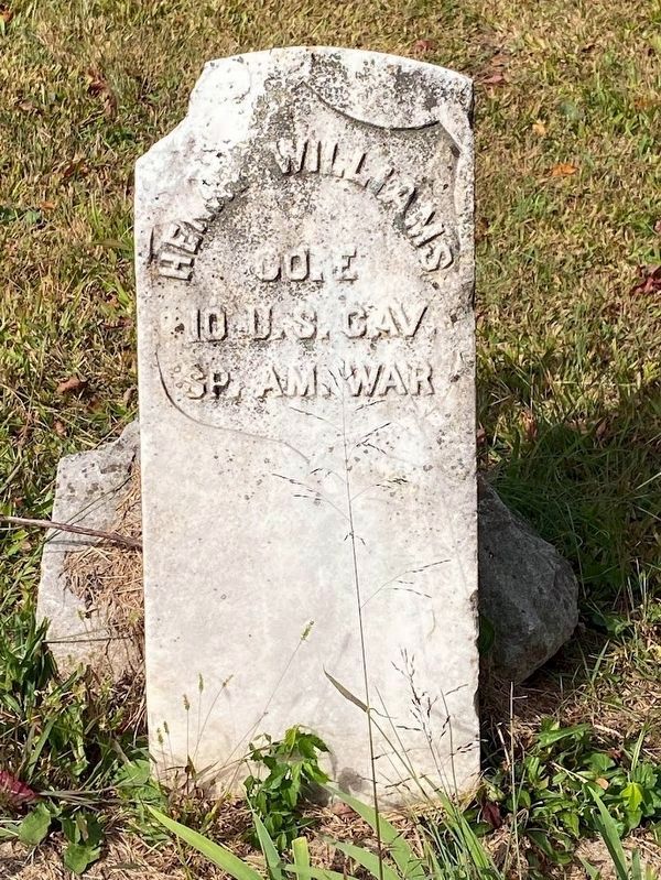Henry Williams Headstone image. Click for full size.