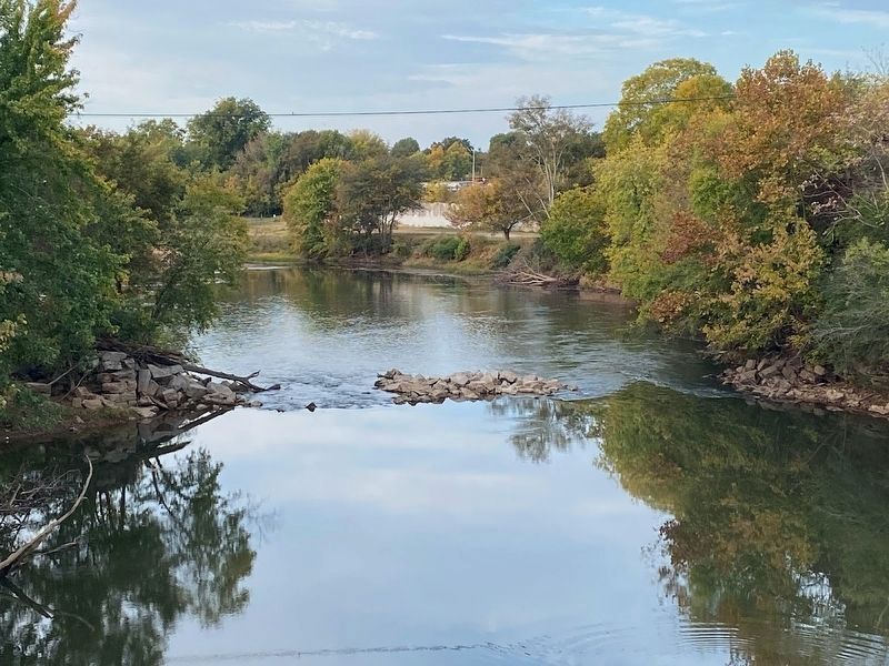 Remnants of the Stone Arch Bridge. Click for full size. Remnants of the Stone Arch Bridge image. Click for full size.