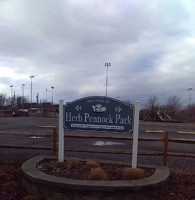Herb Pennock Park - A History Marker. Click for full size. Herb Pennock Park - A History Marker image. Click for full size.