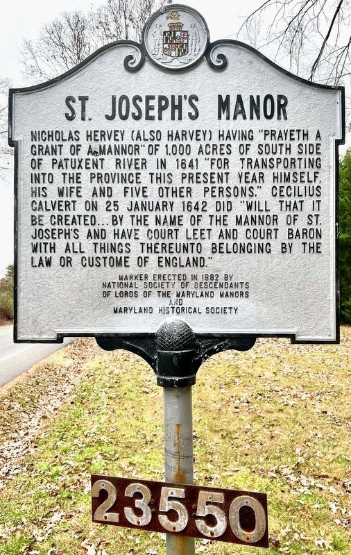 St. Joseph's Manor Marker image. Click for full size.