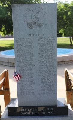 Remembering the Sacrifices of War Marker image. Click for full size.