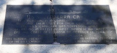 U.S.S. Canberra CA-70 Marker. Click for full size. U.S.S. Canberra CA-70 Marker image. Click for full size.