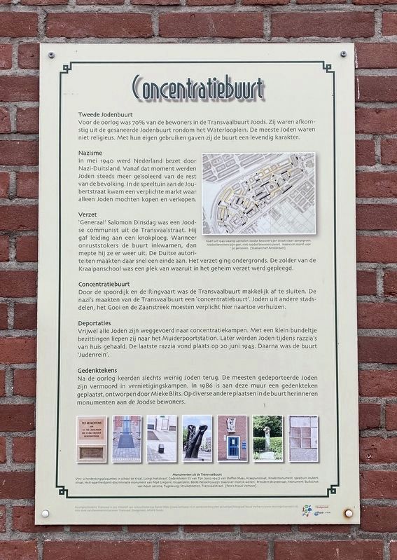 Concentratiebuurt / Concentration-hood Marker image. Click for full size.