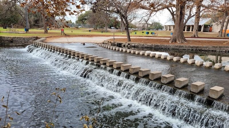 The crossing of the San Antonio River near the zoo entrance image. Click for full size.