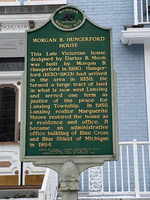 Morgan B. Hungerford House Marker image. Click for full size.