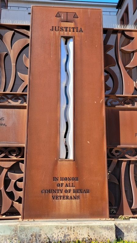 Front panel - Justitia Marker image. Click for full size.