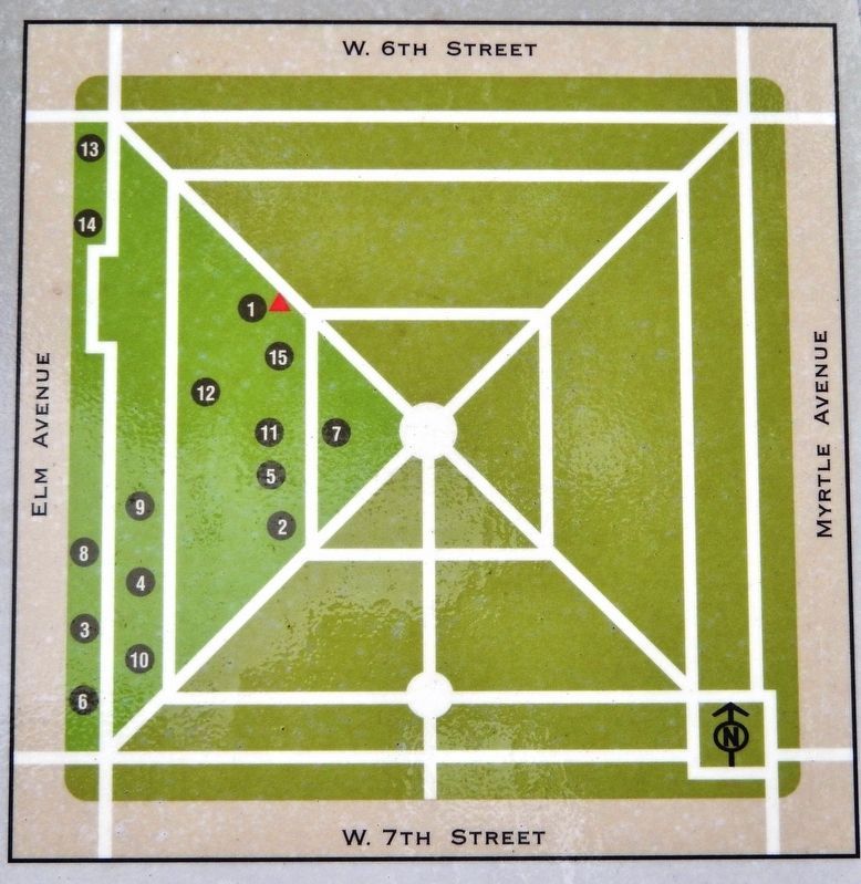Marker detail: Hellen Keller Grove Map image. Click for full size.