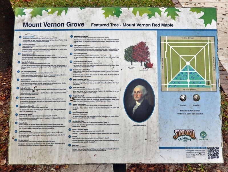Mount Vernon Grove Marker image. Click for full size.