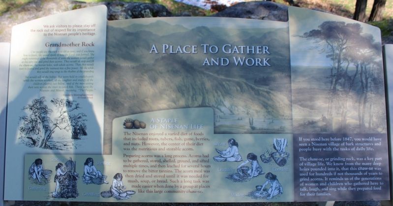 A Place to Gather and Work Marker image. Click for full size.