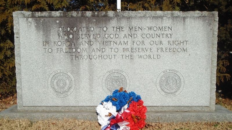 Korea and Vietnam Wars Memorial image. Click for full size.