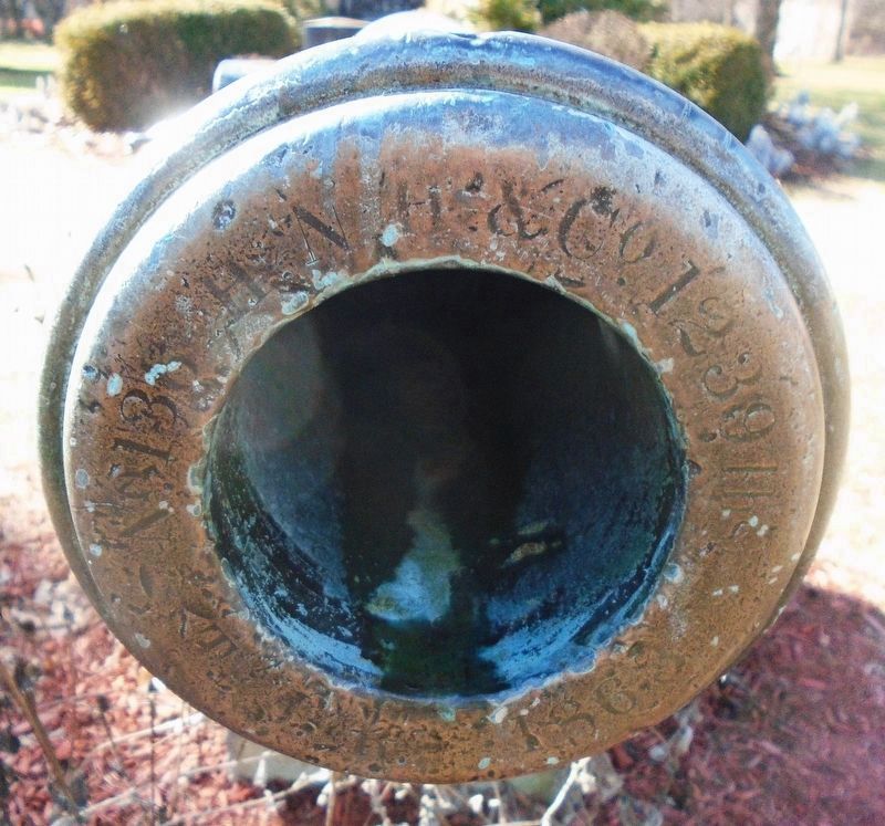 Civil War Memorial 1863 Cannon Muzzle. Click for full size. Civil War Memorial 1863 Cannon Muzzle image. Click for full size.