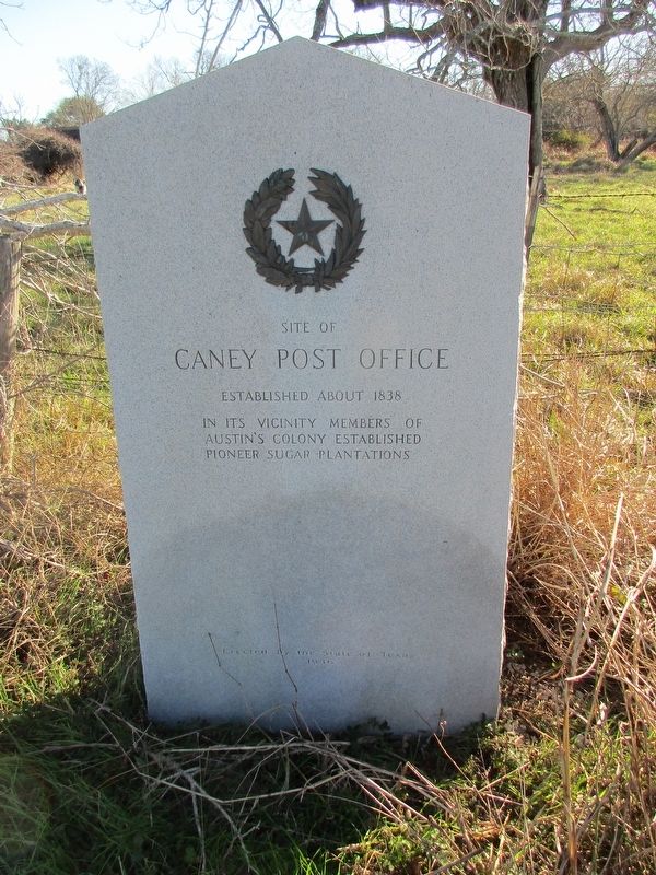 Site of Caney Post Office Marker. Click for full size. Site of Caney Post Office Marker image. Click for full size.