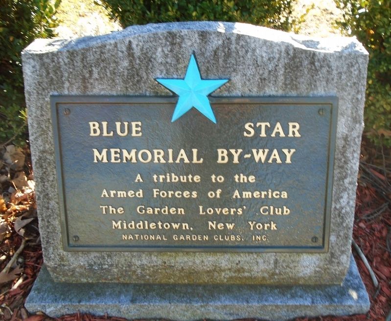 Blue Star Memorial By-Way Marker image. Click for full size.