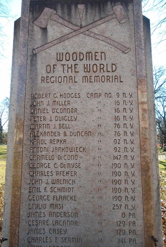 Woodmen of the World Regional Memorial image. Click for full size.