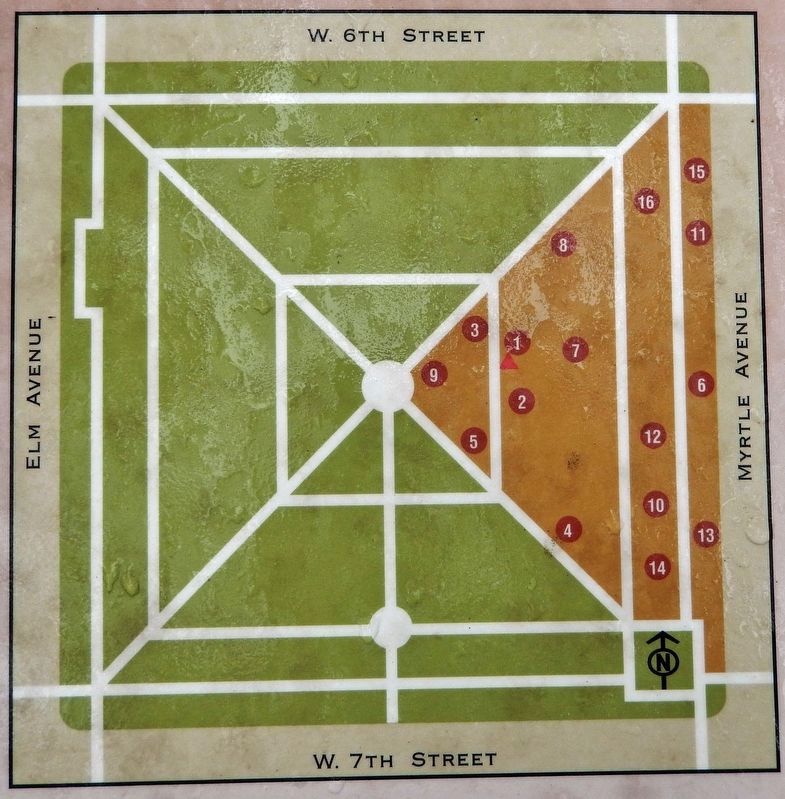 Marker detail: Ponce de Le�n Grove Map image. Click for full size.