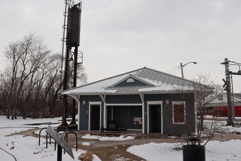 Delco Radio Plant - Lake Erie & Western Railroad Marker image. Click for full size.