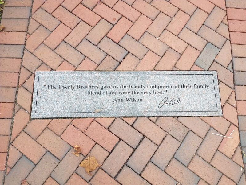 The Everly Brothers Marker. Click for full size. The Everly Brothers Marker image. Click for full size.