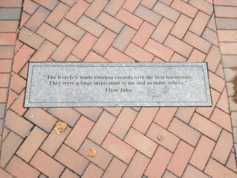 The Everly Brothers Marker. Click for full size. The Everly Brothers Marker image. Click for full size.