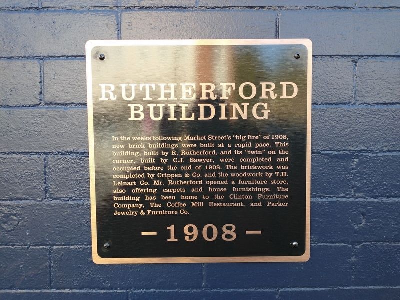 Rutherford Building Marker image. Click for full size.