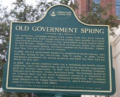 Old Government Spring Marker image. Click for full size.