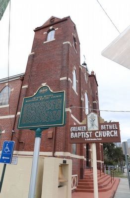 Greater Bethel Missionary Baptist Church Marker image. Click for full size.