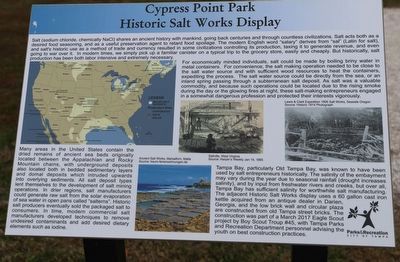 Cypress Point Park Historic Sal Works Display Marker image. Click for full size.