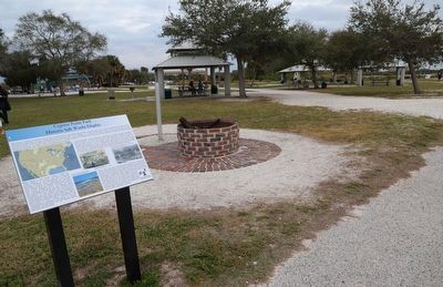 Cypress Point Park Historic Salt Works Display Marker image. Click for full size.