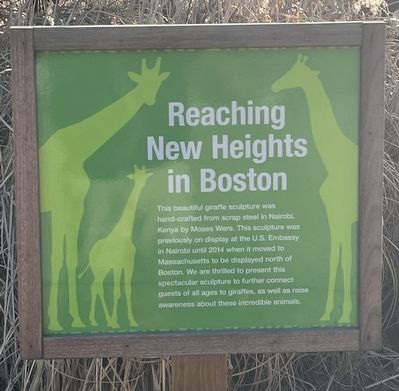 Reaching New Heights in Boston Marker. Click for full size. Reaching New Heights in Boston Marker image. Click for full size.