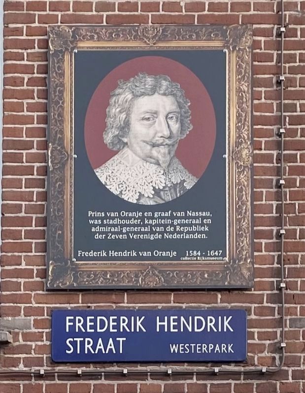Frederik Hendrik van Oranje Marker image. Click for full size.