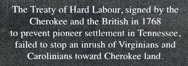 The Treaty of Hard Labour Marker image. Click for full size.