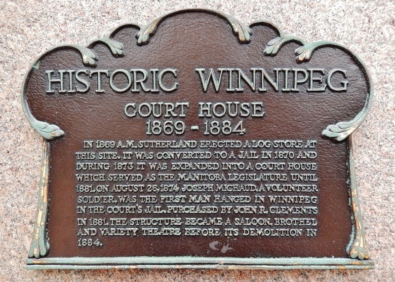 Court House Marker. Click for full size. Court House Marker image. Click for full size.