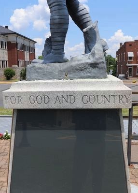 In Memory of those who died for God and Country Marker image. Click for full size.