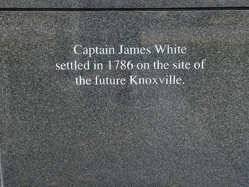 James White and Knoxville Marker image. Click for full size.