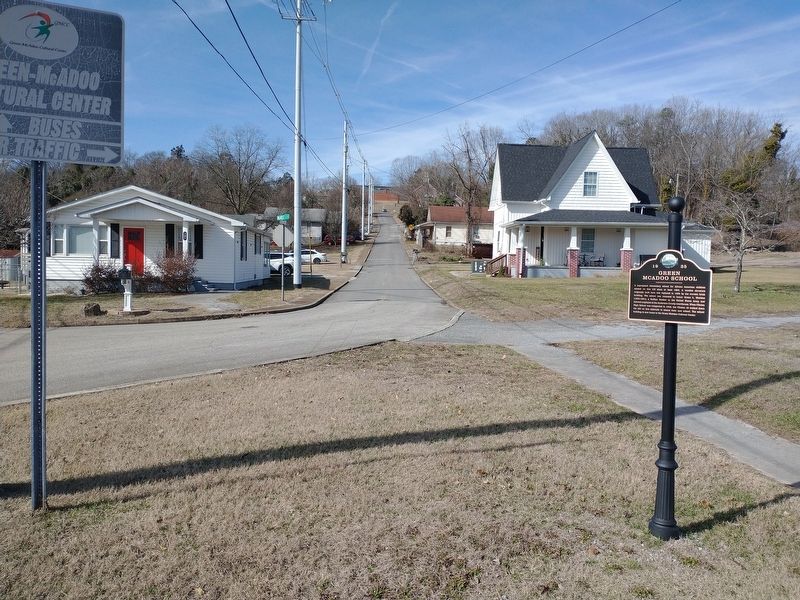 Green McAdoo School Marker image. Click for full size.